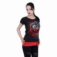 Load image into Gallery viewer, Tops - Short Sleeve Spiral Infinity Dragons