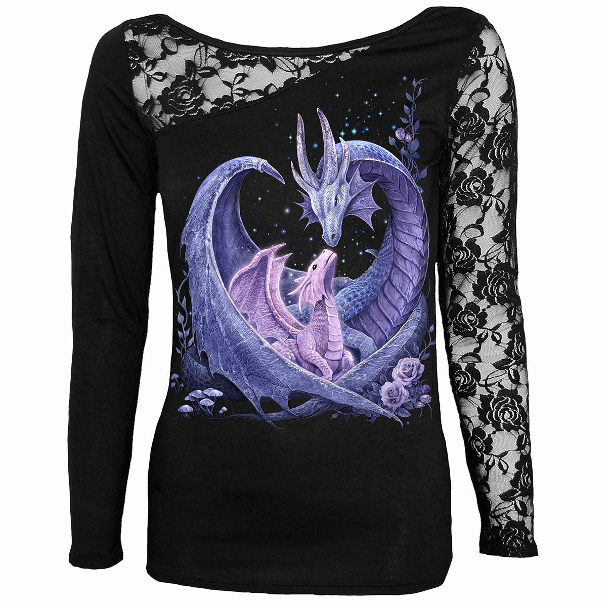 Langærmet T-shirt Spiral Maternal Instincts