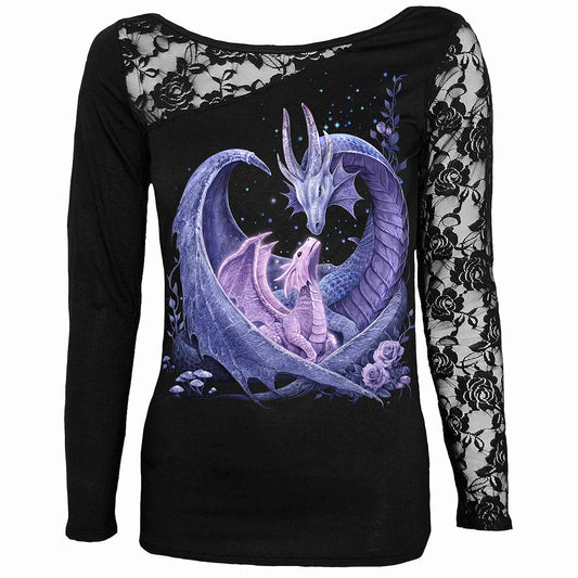 Langærmet T-shirt Spiral Maternal Instincts