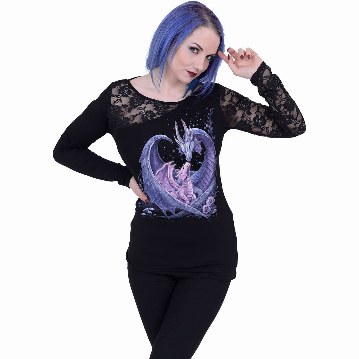 Langærmet T-shirt Spiral Maternal Instincts