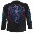 Load image into Gallery viewer, Langærmet T-shirt Spiral Dragon Borne