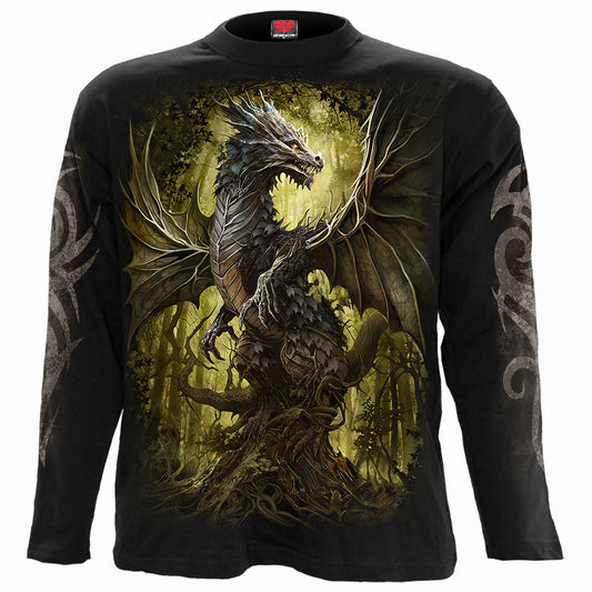 Langærmet T-shirt Spiral Oak Dragon