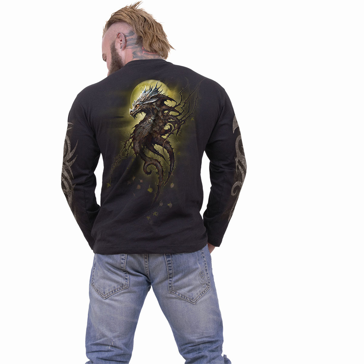 Langærmet T-shirt Spiral Oak Dragon