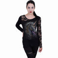 Indlæs billede i Gallery viewer, Langærmet T-shirt Spiral Celtic Unicorn