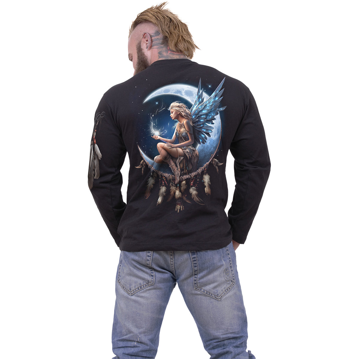 Langærmet T-shirt Spiral Moon Fairy