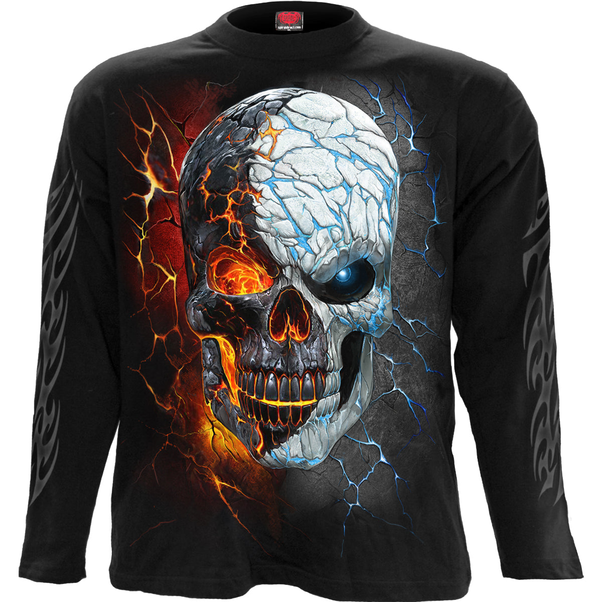 Langærmet T-shirt Spiral Divided Soul