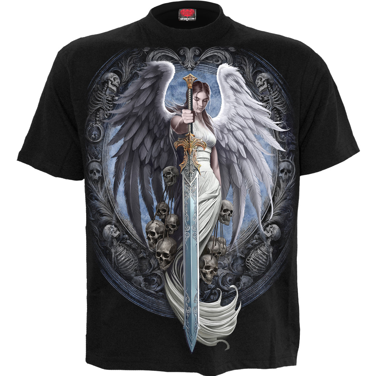 T-shirt Spiral Angel Sword