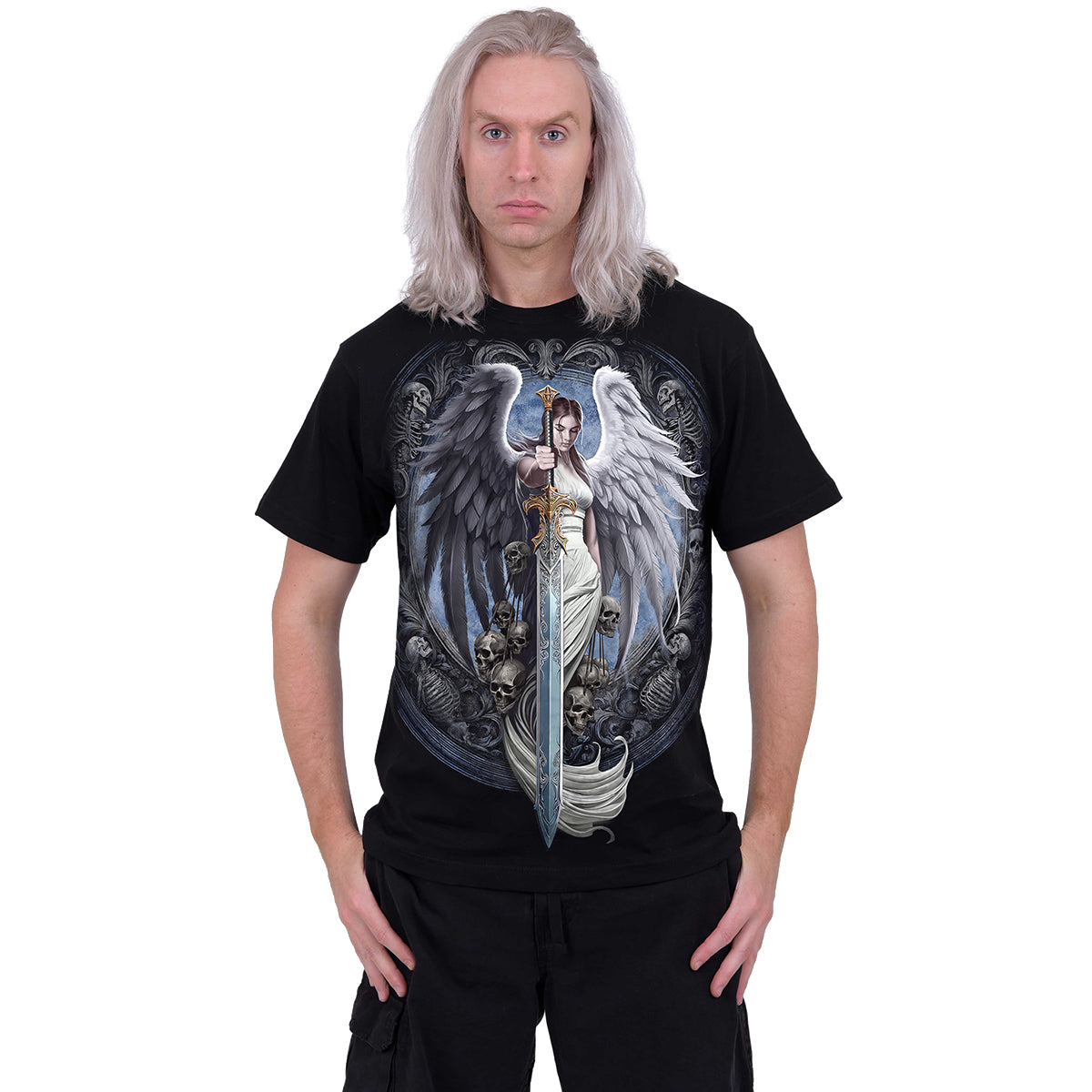 T-shirt Spiral Angel Sword