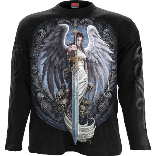Langærmet T-shirt Spiral Angel Sword