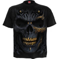 Indlæs billede i Gallery viewer, T-shirt Spiral Black Gold