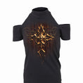 Indlæs billede i Gallery viewer, Tops - Short Sleeve Spiral Dripping Gold