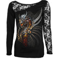 Indlæs billede i Gallery viewer, Langærmet T-shirt Spiral Razor Back