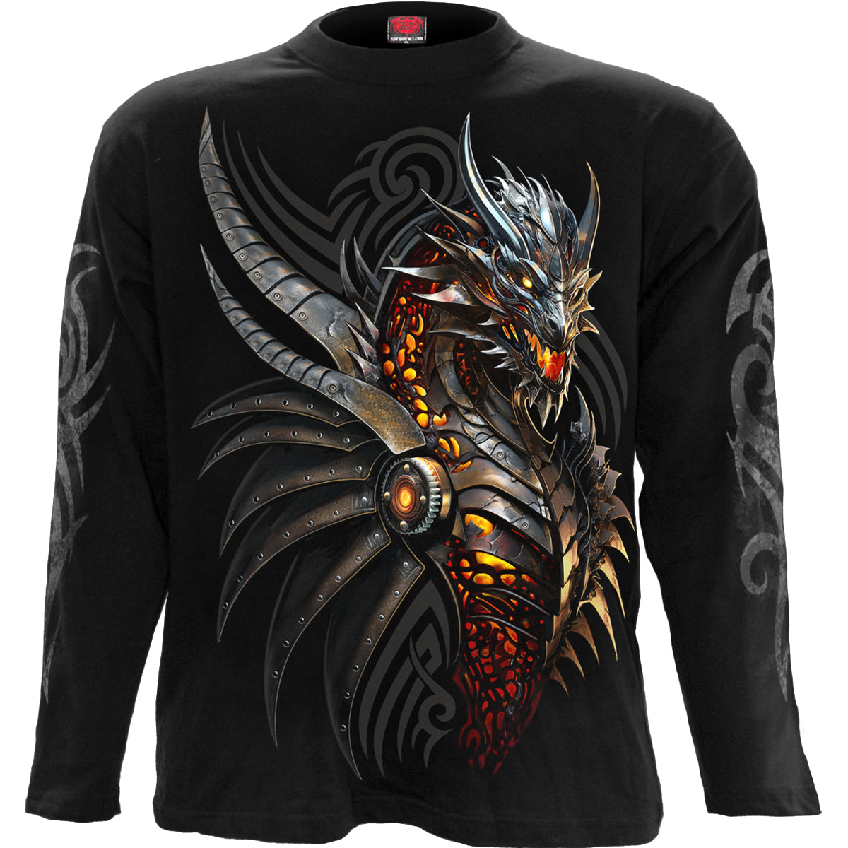 Langærmet T-shirt Spiral Razor Back