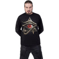 Indlæs billede i Gallery viewer, Langærmet T-shirt Spiral Evil Eye