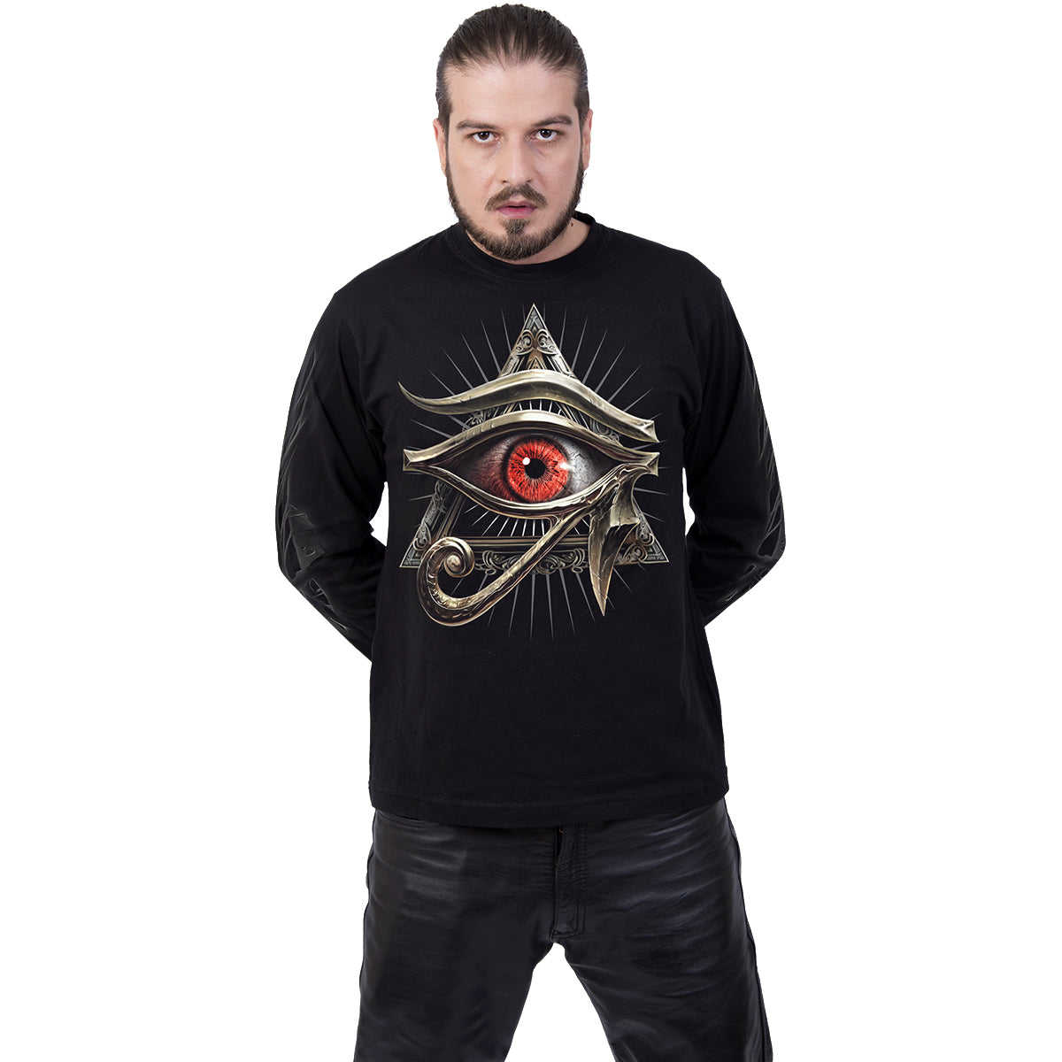 Langærmet T-shirt Spiral Evil Eye