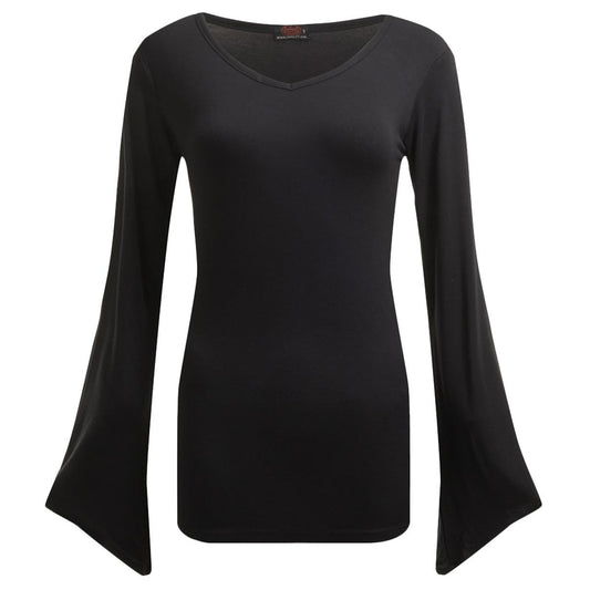 Langærmet T-shirt Spiral Gothic Elegance
