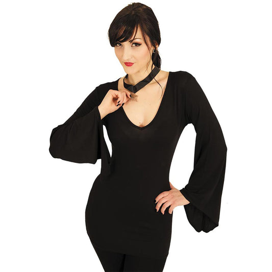 Langærmet T-shirt Spiral Gothic Elegance