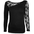 Indlæs billede i Gallery viewer, Langærmet T-shirt Spiral Gothic Elegance