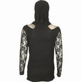 Indlæs billede i Gallery viewer, Langærmet T-shirt Spiral Gothic Elegance