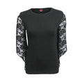 Indlæs billede i Gallery viewer, Langærmet T-shirt Spiral Gothic Elegance