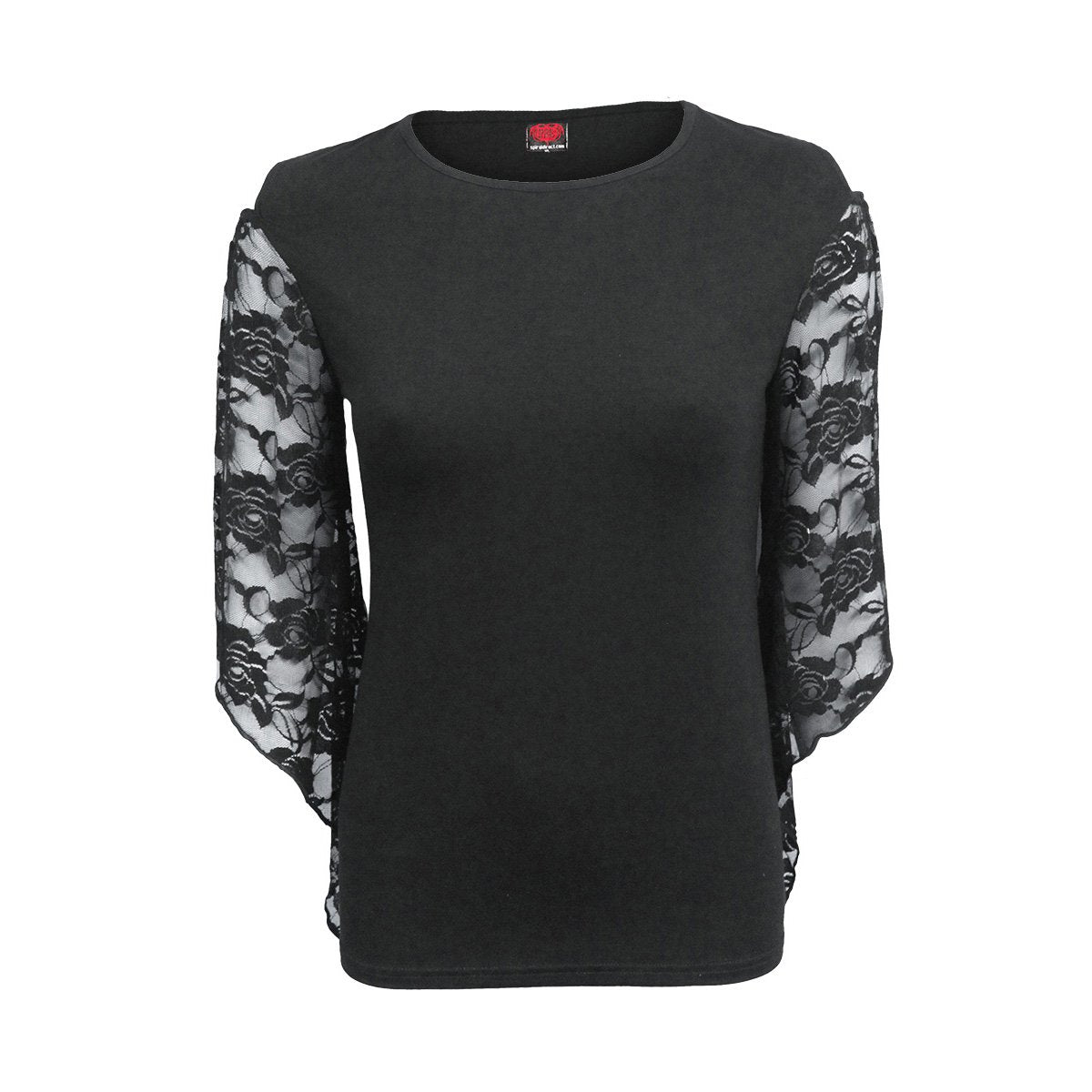 Langærmet T-shirt Spiral Gothic Elegance