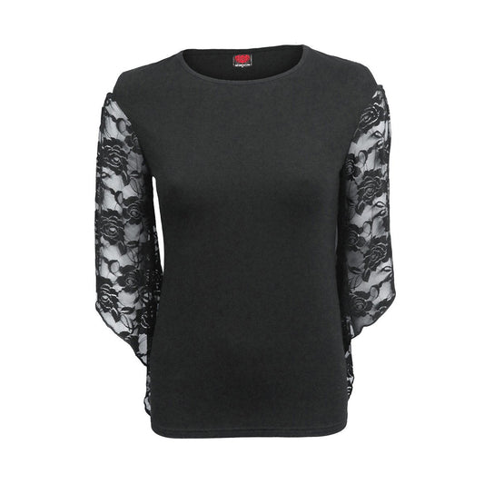 Langærmet T-shirt Spiral Gothic Elegance