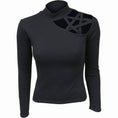 Indlæs billede i Gallery viewer, Langærmet T-shirt Spiral Gothic Elegance