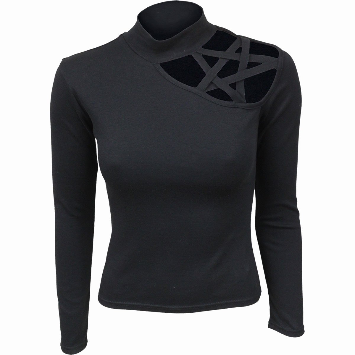 Langærmet T-shirt Spiral Gothic Elegance