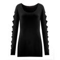 Indlæs billede i Gallery viewer, Langærmet T-shirt Spiral Metal Streetwear
