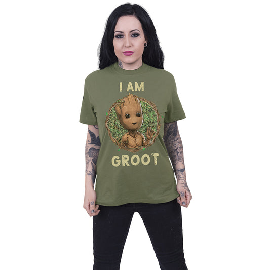 T-shirt Spiral Marvel I Am Groot