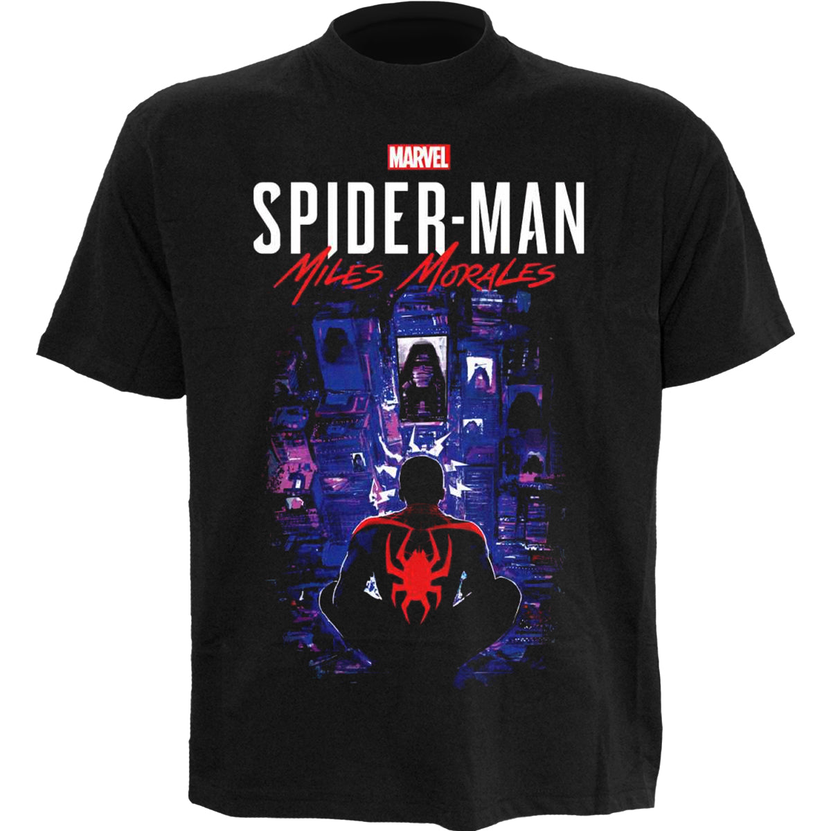 T-shirt Spiral Marvel Spider-Man Miles Morales Videogame