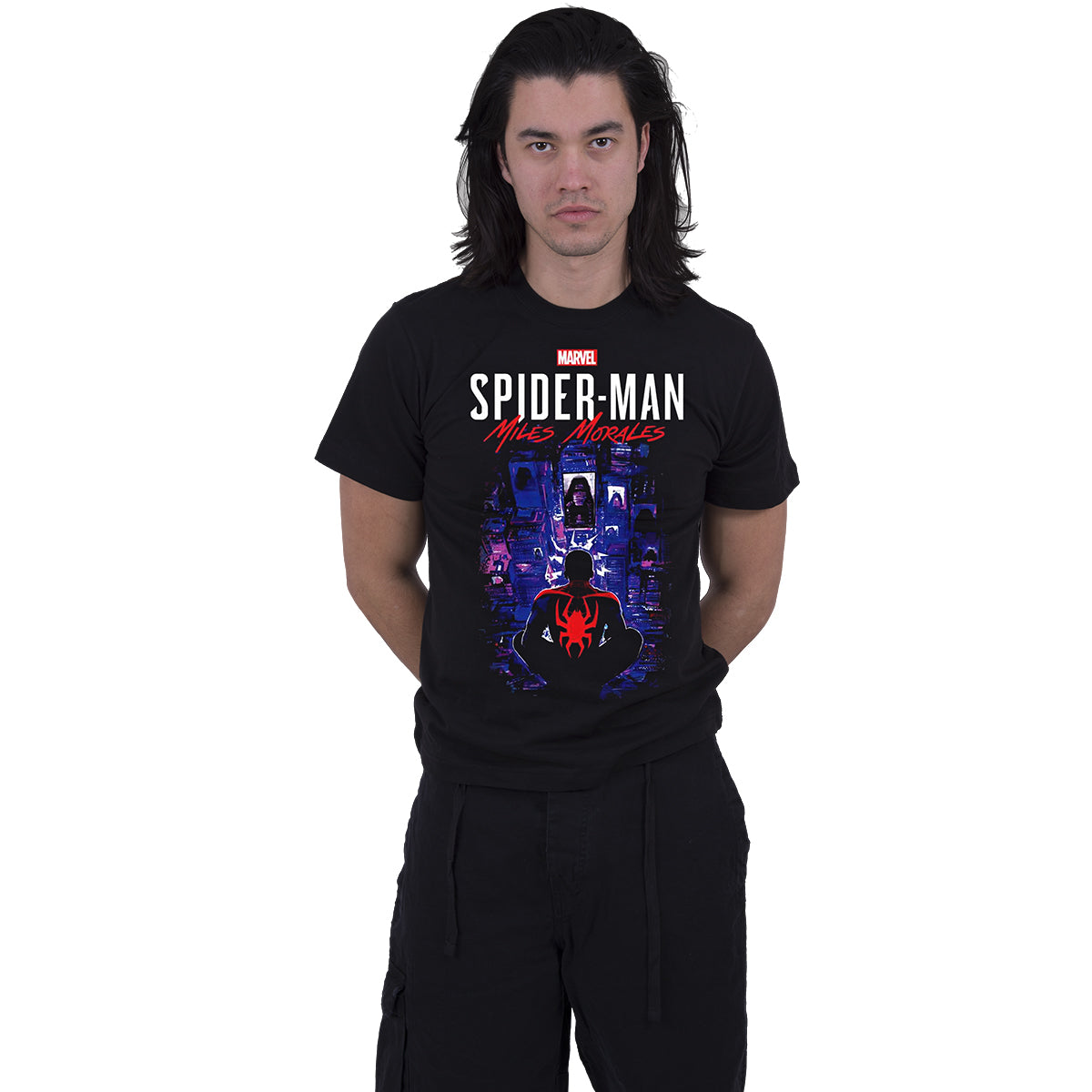 T-shirt Spiral Marvel Spider-Man Miles Morales Videogame