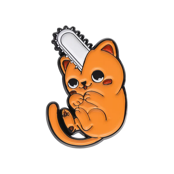 Pin Chainsaw Cat