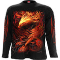 Indlæs billede i Gallery viewer, Langærmet T-shirt Spiral Phoenix Arisen