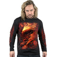 Indlæs billede i Gallery viewer, Langærmet T-shirt Spiral Phoenix Arisen