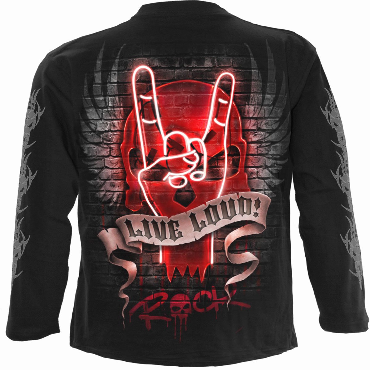 Langærmet T-shirt Spiral Live Loud
