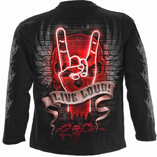 Langærmet T-shirt Spiral Live Loud