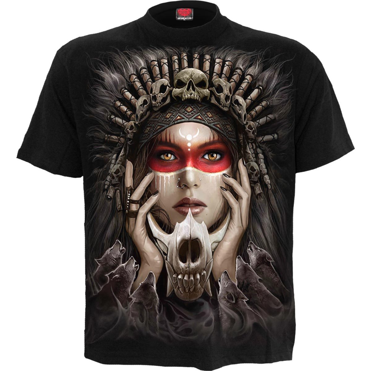 T-shirt Spiral Cry Of The Wolf