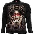Indlæs billede i Gallery viewer, Langærmet T-shirt Spiral Cry Of The Wolf