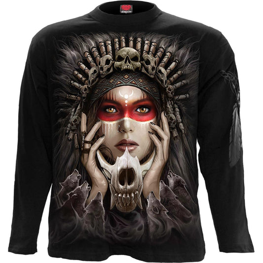 Langærmet T-shirt Spiral Cry Of The Wolf