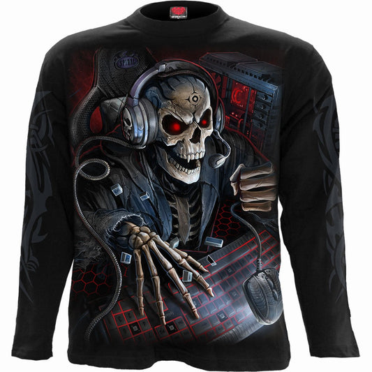 Langærmet T-shirt Spiral Pc Gamer