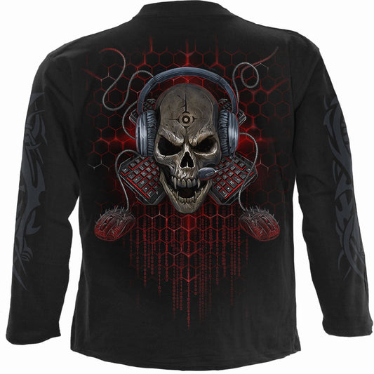 Langærmet T-shirt Spiral Pc Gamer