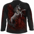 Indlæs billede i Gallery viewer, Langærmet T-shirt Spiral Infernal Unicorn