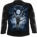 Indlæs billede i Gallery viewer, Langærmet T-shirt Spiral Grim Rocker