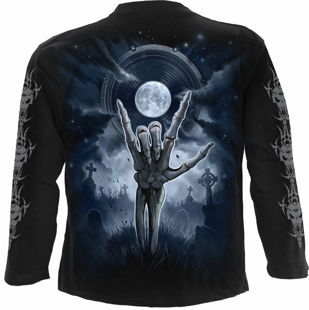 Langærmet T-shirt Spiral Grim Rocker