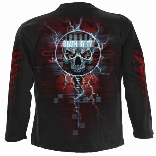 Langærmet T-shirt Spiral Death By Tv