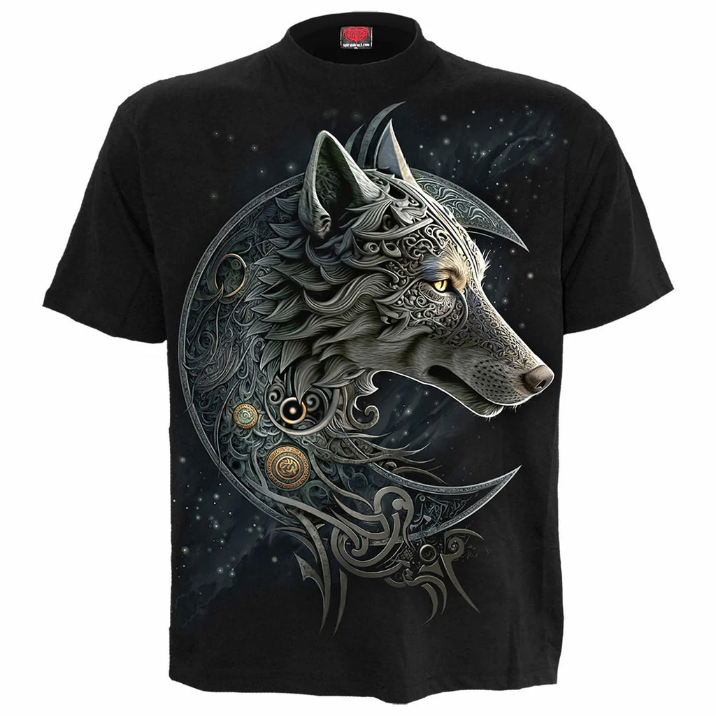 T-shirt Spiral Celtic Wolf