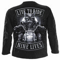 Indlæs billede i Gallery viewer, Langærmet T-shirt Spiral Nine Lives