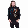 Indlæs billede i Gallery viewer, Langærmet T-shirt Spiral Midnight Blues