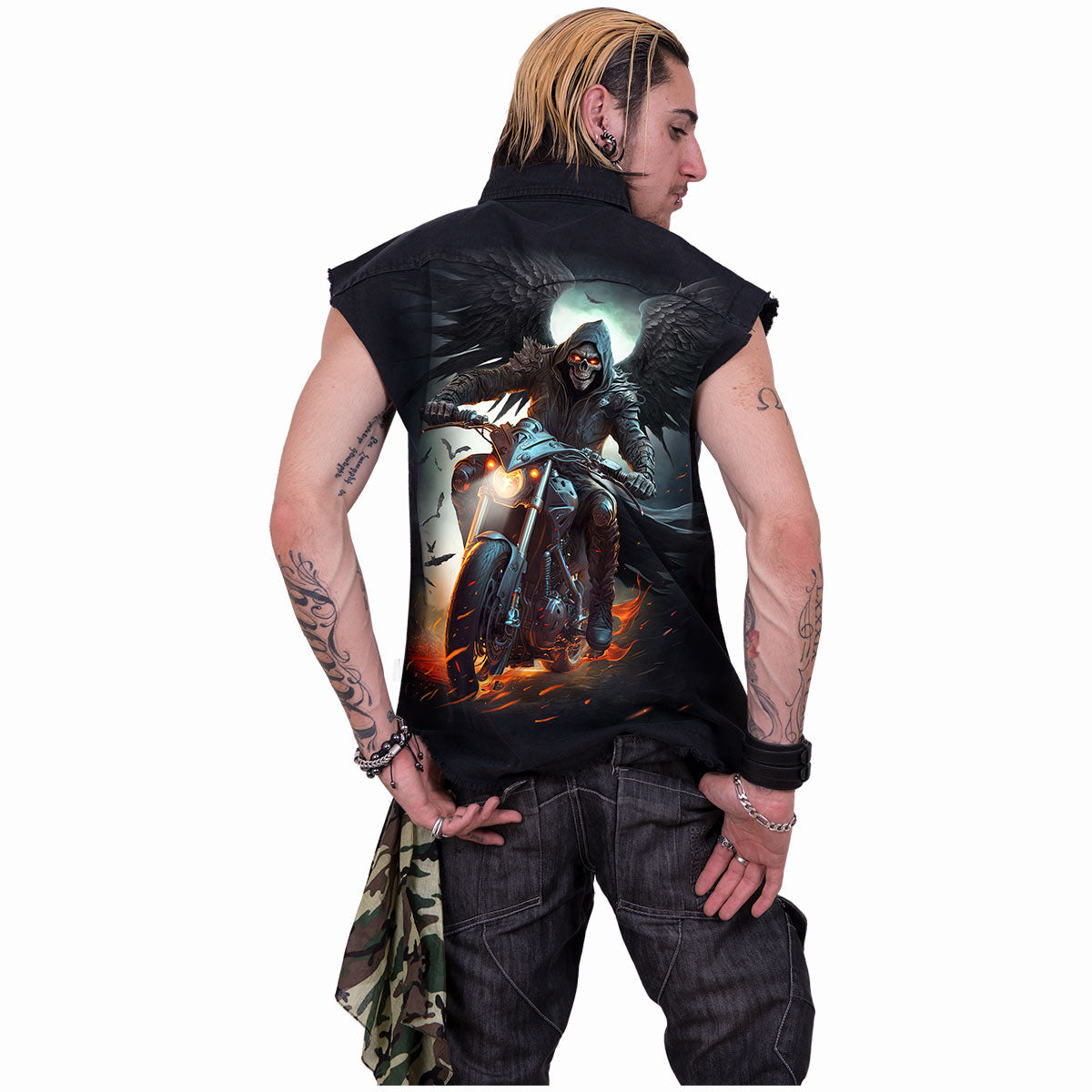 T-shirt Spiral Night Rider